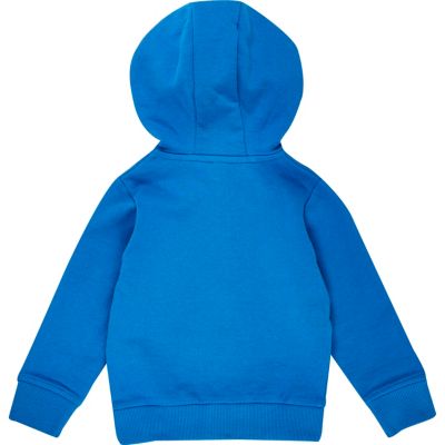 Mini boys blue hoodie